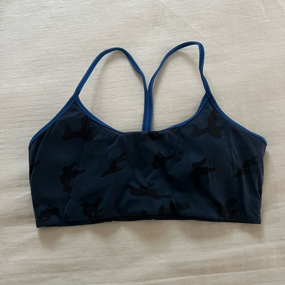 ALL ACCESS Navy Camouflage Sports Bra
